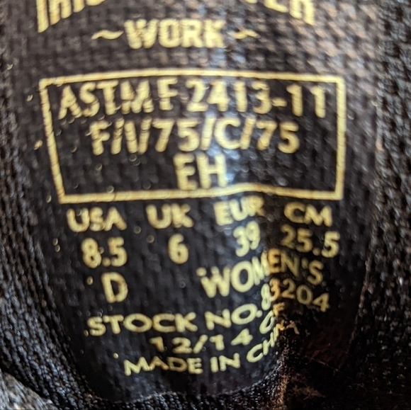 Red Wing Irish Setter TWO HARBORS 84204 hiking aluminum toe Waterproof shoes. Wo - Picture 9 of 11